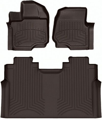 Weathertech Floorliner HP Custom Fit Floor Floor For Ford F-150-1ST & 2nd Row (44697-1-4IM) ، Black in Saudi Arabia