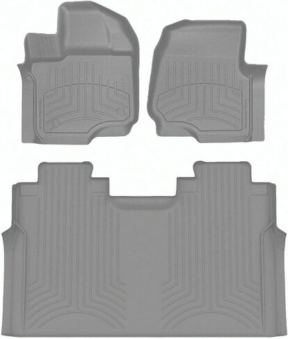Weathertech Floorliner HP Custom Fit Floor Floor For Ford F-150-1ST & 2nd Row (44697-1-4IM) ، Black in Kuwait