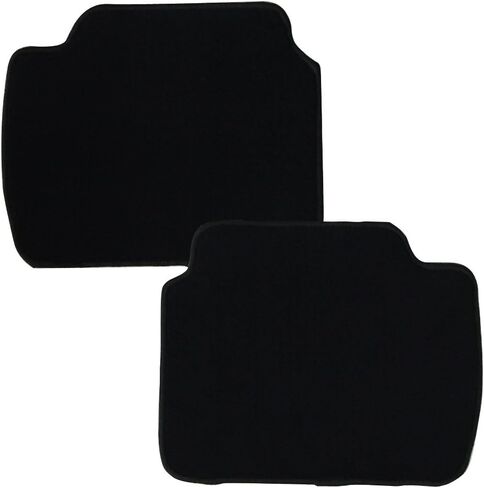 Floor Mats Compatible with BMW E46 3-Series 1999-2005, M3 Coupe 2001-2006, Premium Quality Front & Rear Factory Floor Mat M Color Stripe by IKON MOTORSPORTS in Saudi Arabia