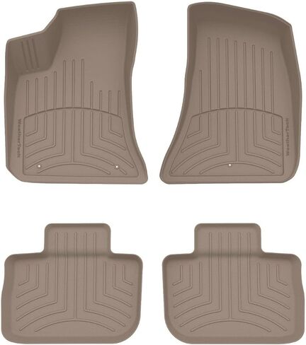 Weathertech Floorliner HP مخصص FIT FLOOR STAS للشاحن ، 300-1ST و 2ND ROW (44379-1-2IM) ، Black in Saudi Arabia