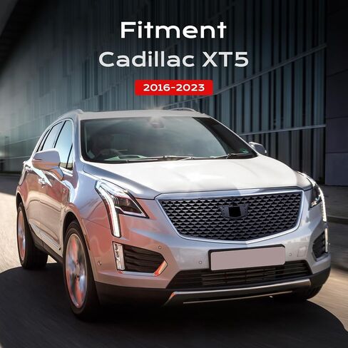 KARPAL Front Upper Grille Fit for 2016-2023 Cadillac XT5 Black Diamond in Saudi Arabia