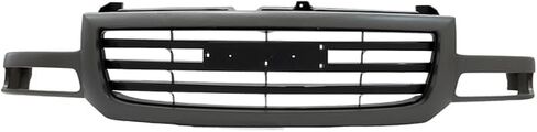 For 2003 2004 2005 2006 2007 GMC Sierra 1500 2500 Grille Grill Assembly Painted Gray Shell with Painted Black Insert in Saudi Arabia