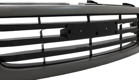 For 2003 2004 2005 2006 2007 GMC Sierra 1500 2500 Grille Grill Assembly Painted Gray Shell with Painted Black Insert in Saudi Arabia