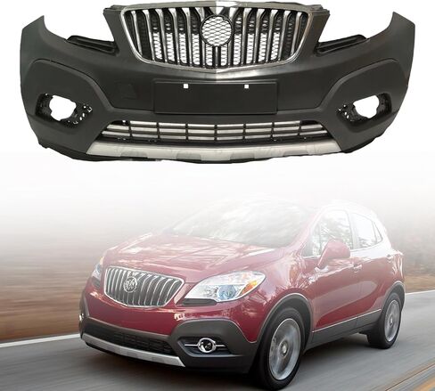 YHB Front Bumper Upper Lower Grille Assembly Replacement For 2013 2014 2015 2016 Buick Encore - Front Bumper kit in Saudi Arabia