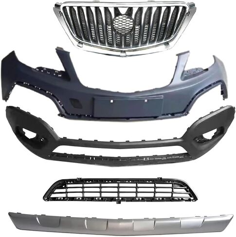 YHB Front Bumper Upper Lower Grille Assembly Replacement For 2013 2014 2015 2016 Buick Encore - Front Bumper kit in Saudi Arabia