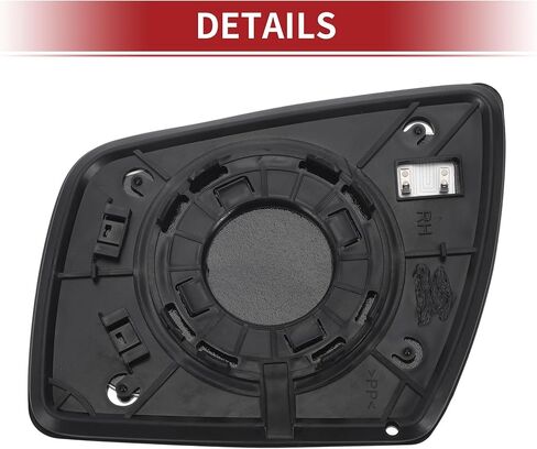 ACROPIX CAR REARVIND RISED RASEDER Side Mirror Glass for Kia Soul 2009-2013 مع لوحة دعم - حزمة 1 in Saudi Arabia