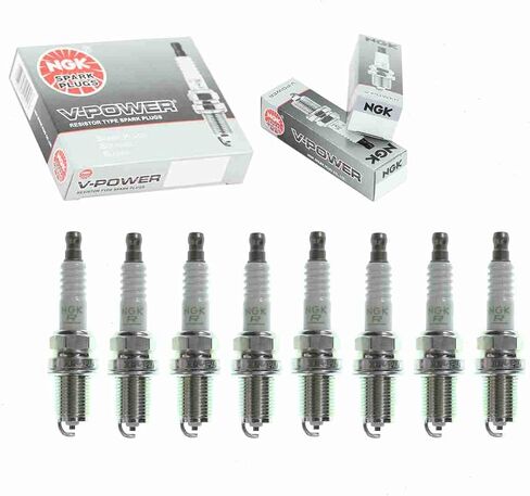 8 pc NGK V-Power Spark Plugs compatible with Toyota Tundra 4.7L V8 2005-2009 in Saudi Arabia