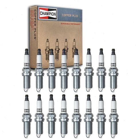 16 pc Champion Copper Plus Spark Plugs compatible with Dodge Durango 5.7L V8 2009-2019 in Saudi Arabia