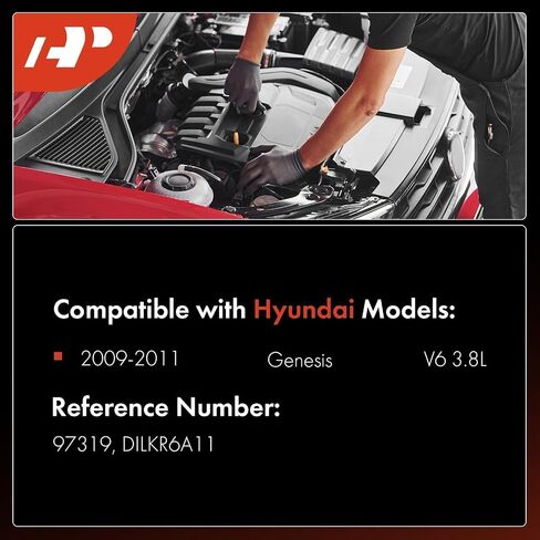 A-Premium Double Iridium Spark Plugs Compatible with Hyundai Genesis 2009 2010 2011, 3.8L, Pack of 6 in Saudi Arabia