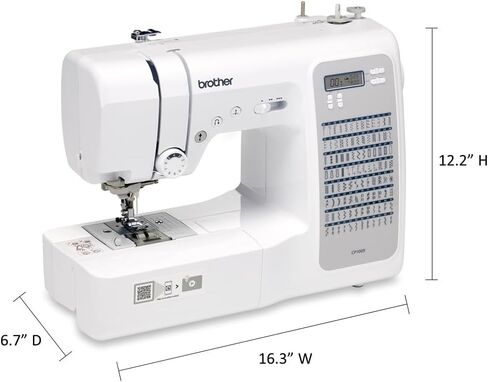 Brother CP100X Computerized Sewing and Quilting Machine, and 5300A Hard Plastic Storage and Carry Case, SASEW6 Premium Sewing Thread 6-Pack Included in Saudi Arabia