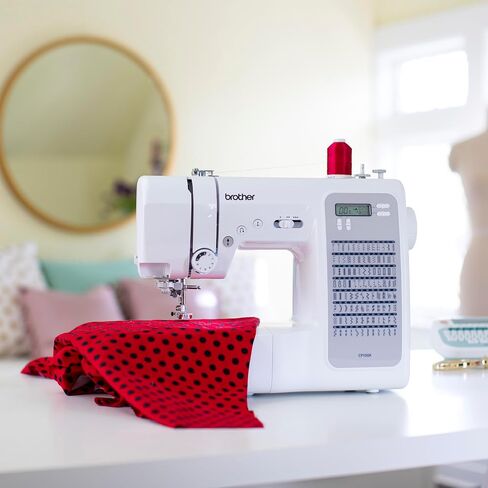 Brother CP100X Computerized Sewing and Quilting Machine, and 5300A Hard Plastic Storage and Carry Case, SASEW6 Premium Sewing Thread 6-Pack Included in Saudi Arabia