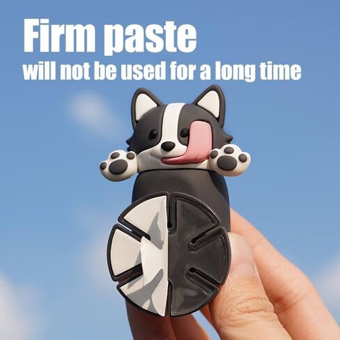 KOMMI Cute Car Rocking Dog Air Fresheners Cologne Ocean Long Lasting Pet Perfume Puppy Deodorizing Dogs Refresher Swinging Puppy Internal Hanging Ornament (Grey) in Saudi Arabia