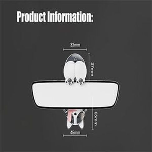 KOMMI Cute Car Rocking Dog Air Fresheners Cologne Ocean Long Lasting Pet Perfume Puppy Deodorizing Dogs Refresher Swinging Puppy Internal Hanging Ornament (Grey) in Saudi Arabia
