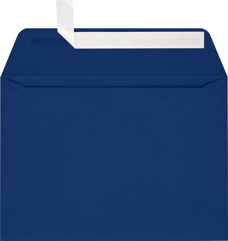 LUXPaper A7 Full Face Window Envelopes | Peel & Press | 5 1/4" x 7 1/4" | White | 70lb. Text | 50 Qty in Saudi Arabia