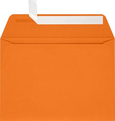LUXPaper A7 Full Face Window Envelopes | Peel & Press | 5 1/4" x 7 1/4" | White | 70lb. Text | 50 Qty in Saudi Arabia