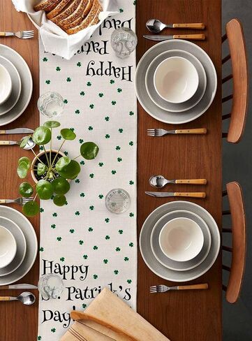 Linen Burlap Table Runner Spring Farmhouse Dresser Scarves, Yellow Lemon on Buffalo Plaid Table Runners for Family Dinner/Holiday Party/Events/Kitchen Dining Coffee Indoor Party, Black White 13x120In in Kuwait