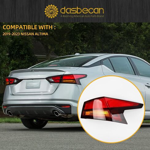 Dasbecan Tail Light Assembly Compatible with 2019-2023 Nissan Altima Rear lamp Right Passenger Side 265506CA1A NI2805118 in Saudi Arabia
