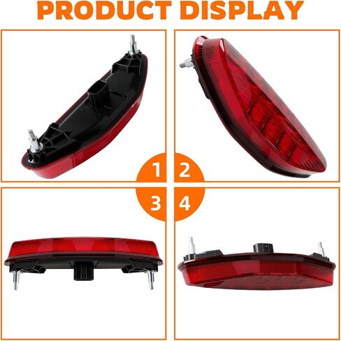 Red LED Tail Light Light Replacement 33700-HP1-601 متوافق مع Honda ATV TRX300EX 05-06 ، TRX400EX 05-07 ، TRX450er 06-14 ، TRX450R 04-09 Tail Light Assembly in Saudi Arabia