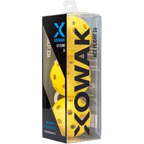 Ace Flight 26 Pickleball Balls for Indoor Play - Ultra-Durable Polythene, 26 Precision Holes - No Warm-Up Needed - Neon Yellow - USAPA Approved, Pack of 3 | 12 in Saudi Arabia