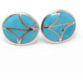 Zuni Channel Inlay Earrings by Leekya in Saudi Arabia