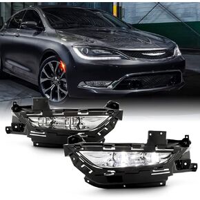 AKKON-FIT 2015-2016 Chrysler 200 15-16 OE Style [Full LED] مصباح مصباح الضباب الضبابي تعيين المصد الأمامي مع Universal Switch in Saudi Arabia