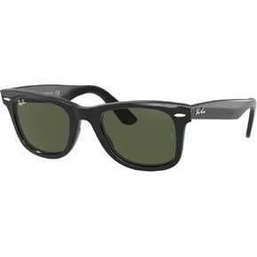 Ray-Ban RB2140 Sunglasses Bundle: RB 2140 WAYFARER 901 Wayfarer Black G-15 Green and Eyewear Cleaning Kit in Saudi Arabia