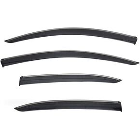 WellVisors Window Visors Wind Deflectors Compatible with Mitsubishi Mirage G4 Sedan 2017-2024 with Black Trim Rain Guards 3-847MI015 in Saudi Arabia