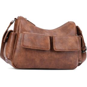 حقيبة كتف Aphison للنساء ، يحافظ على حقائب Crossbody جلد نباتي للسيدات ، حقائب اليد متعددة الجيوب in Kuwait