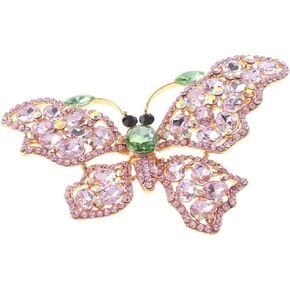 Large Crystal Butterfly Brooch in Kuwait
