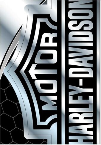 Harley-Davidson Chrome Bar & Shield Logo Large Decal - Silver - 12.5" x 18" in Saudi Arabia