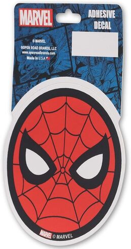 Marvel Spider-Man Head Adhesive Vinyl Decal - Fun Spider-Man Sticker Decal for Car - Great Gift Idea in Saudi Arabia