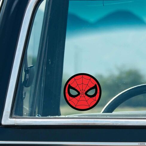 Marvel Spider-Man Head Adhesive Vinyl Decal - Fun Spider-Man Sticker Decal for Car - Great Gift Idea in Saudi Arabia