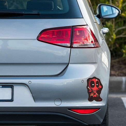 Marvel Spider-Man Head Adhesive Vinyl Decal - Fun Spider-Man Sticker Decal for Car - Great Gift Idea in Saudi Arabia