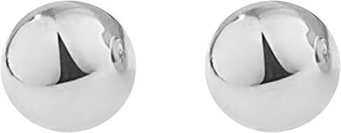 Half Ball Dome Stud Earrings for Women Gold Plated Hypoallergenic Nickel Free Polished Round Post Pin Studs Minimalist Simple Fashion Mother's Day Birthday Jewelry Gifts in Saudi Arabia