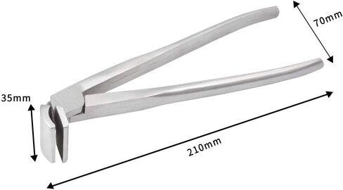 8 Inch Leathercraft Flatten Pliers Clamp Leather Edge Adjustment Press Flatten Plier Clamp For Bag Belt Wallet Labor Saving Flat-Nose Plier Leather Tools For Leather Working in Saudi Arabia