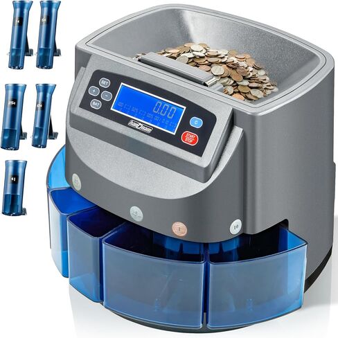 Preformed Coin Wrappers Rolls (128 Assorted) - Quarters, Pennies, Nickels and Dimes in Saudi Arabia