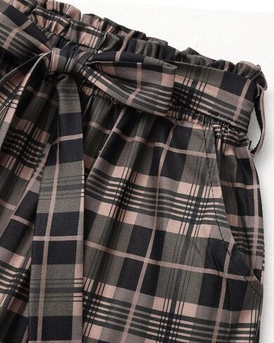 Hotfiary Girls 2 قطعة ملابس نفخة قمم قمم متماسكة مضلعة وملابس ملابس عريضة الساق in Kuwait