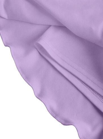 Girls Summer Tennis Tiered Skirts Athletic High Waisted Ruffle Mini Skirts with Shorts in Kuwait
