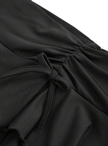 Girls Summer Tennis Tiered Skirts Athletic High Waisted Ruffle Mini Skirts with Shorts in Kuwait