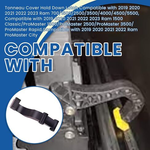 1Pcs 68371923AE Tonneau Cover Hold Down Latch Compatible with 2019-2023 Ram 700/1500/2500/3500/4000/4500/5500/1500 Classic/ProMaster 1500/ProMaster 2500/ProMaster 3500/ProMaster Rapid in Saudi Arabia