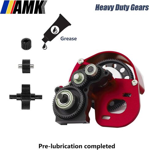 AMK Aluminium 1/10 Scale Transmission SCX10 II علبة التروس مع لوحة التزلج ل RC Crawler AX10 SMT10 VANQUISH VS4-10 SCX10 ترقيات (أرجوانية) in Kuwait