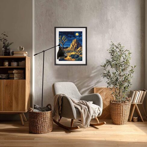 Arches National Park Paint by Number, Delicate Arch Paint by Numbers Kit for Adults, Utah Landscap Acrylic DIY Oil Painting on Canvas for Gift, Home Wall Decor(16x20inch, No Frame) in Kuwait