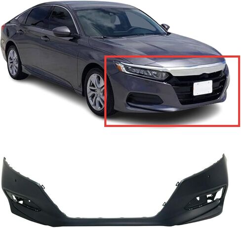 FITPARTS متوافق مع غطاء الوفير الأمامي 2018 2018 2020 Honda Accord Ex-L LX SE Hybrid Sport Sedan 18 19 20. جديد ، مسبوق وجاهز للطلاء. ث/حديقة مساعدة الثقوب المستشعر. in Saudi Arabia