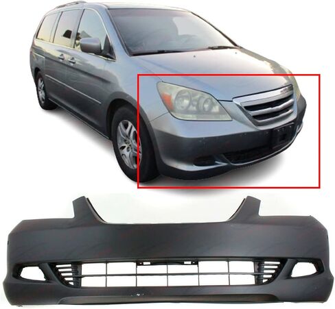 Fitparts متوافقة مع غطاء المصد الأمامي 2005-2007 هوندا أوديسي جولة Mini Passenger Van 05-07. جديد ، مستعد وجاهز للطلاء. مع ضباب الضوء وحديقة مساعدة الثقوب. HO1000223 04711SHJA80ZZ in Saudi Arabia