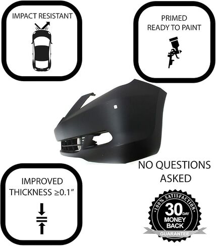 Fitparts متوافقة مع غطاء المصد الأمامي 2005-2007 هوندا أوديسي جولة Mini Passenger Van 05-07. جديد ، مستعد وجاهز للطلاء. مع ضباب الضوء وحديقة مساعدة الثقوب. HO1000223 04711SHJA80ZZ in Saudi Arabia