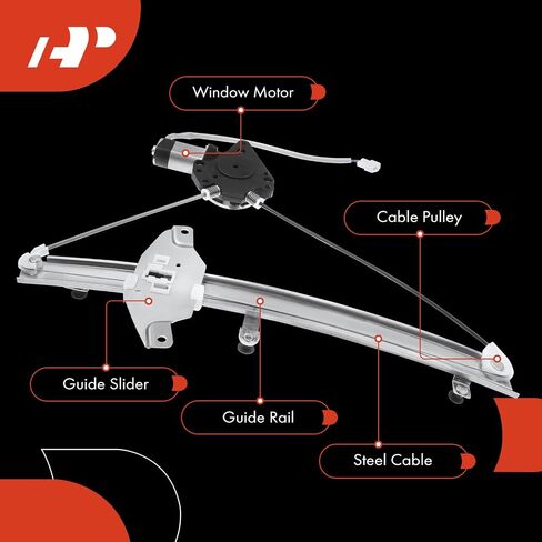 A-Premium Electric Power Window Regulator with Motor Compatible with Subaru Legacy Outback 2010-2014 Rear Left Driver Side in Saudi Arabia