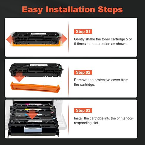 v4ink 202X CF500X Black Toner Cartridge Remanufactured Replacement for HP 202X CF500X 202A CF500A High Yield Toner use for HP Pro MFP M281fdw M281cdw M281dw M254dw M254nw M280nw Printer, 2 Packs in Saudi Arabia