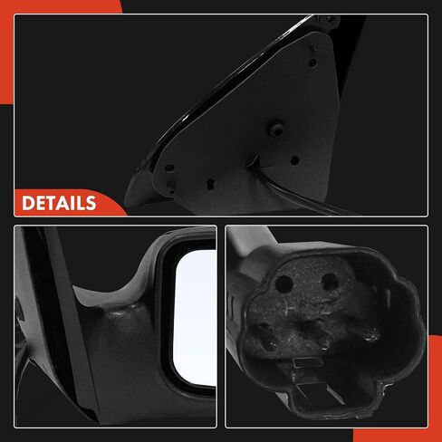 A-Premium Driver Side Power Door Mirror - Compatible with Ford Focus 2000 2001 2002 2003 2004 2005 2006 2007 - Non-Heated Non-Folding Black Outside Rear View Mirror - Replace# 6S4Z17683BA in Saudi Arabia