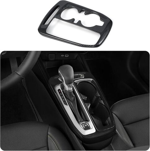 Car Accessories Fit for Chevrolet TRAX 2024 2025 Center Console Gear Shift Knob Console Panel Cover Trims (Glossy Black) 1PCS ABS in Saudi Arabia