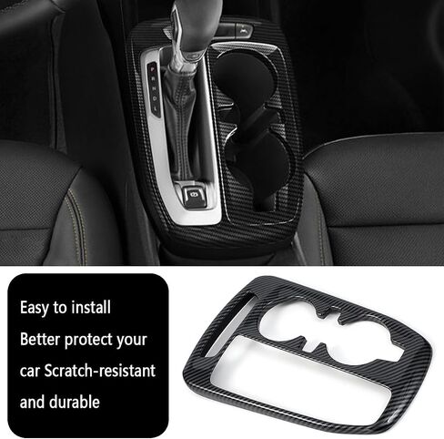 Car Accessories Fit for Chevrolet TRAX 2024 2025 Center Console Gear Shift Knob Console Panel Cover Trims (Glossy Black) 1PCS ABS in Saudi Arabia